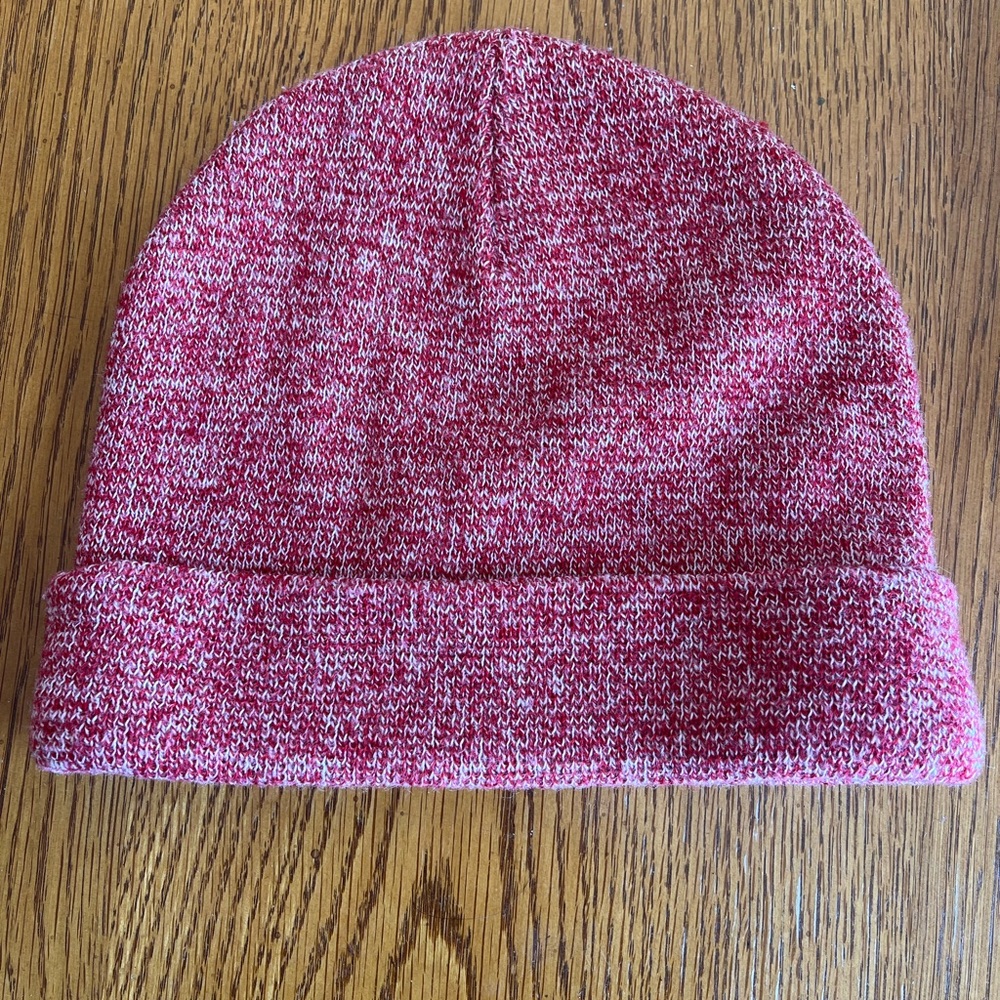 Old Navy Red and White Knit Hat